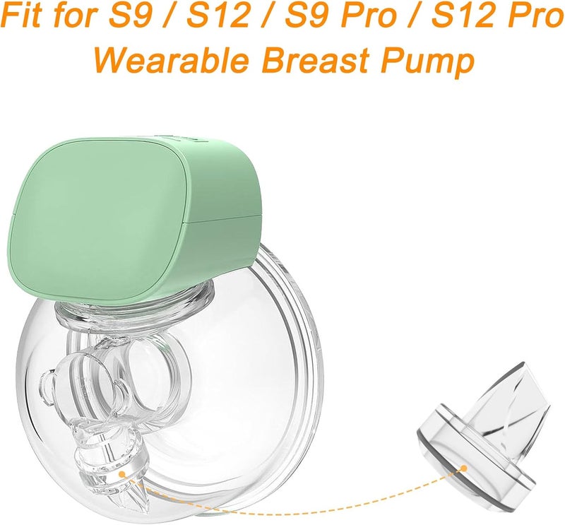 afontoto 6 Pack Silicone Duckbill Valve Compatible with S9 / S12 / S9Pro / S12Pro Wearable Breast Pump, Electric Breast Pump Parts Accessories - Image 2